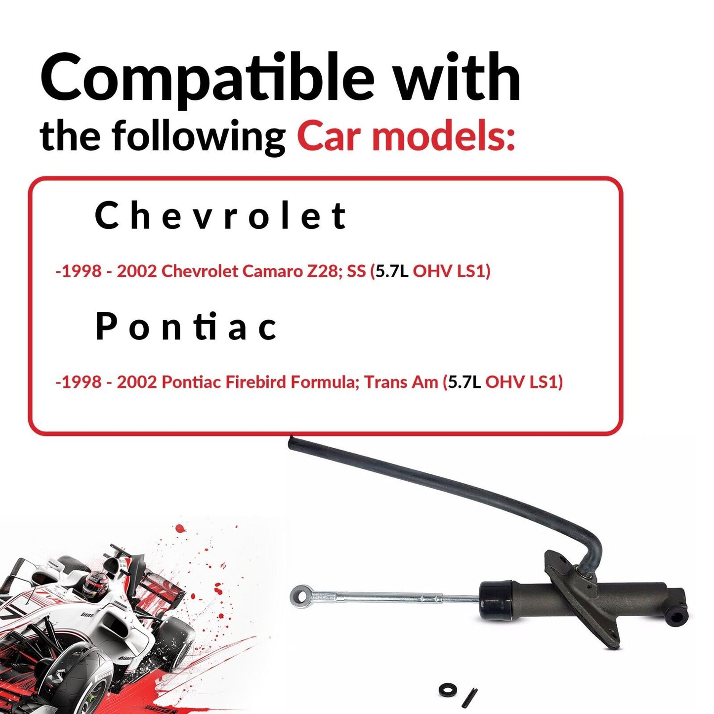 Clutch Master Cylinder fits 1998-2002 Chevy Camaro Pontiac Firebird 5.7L