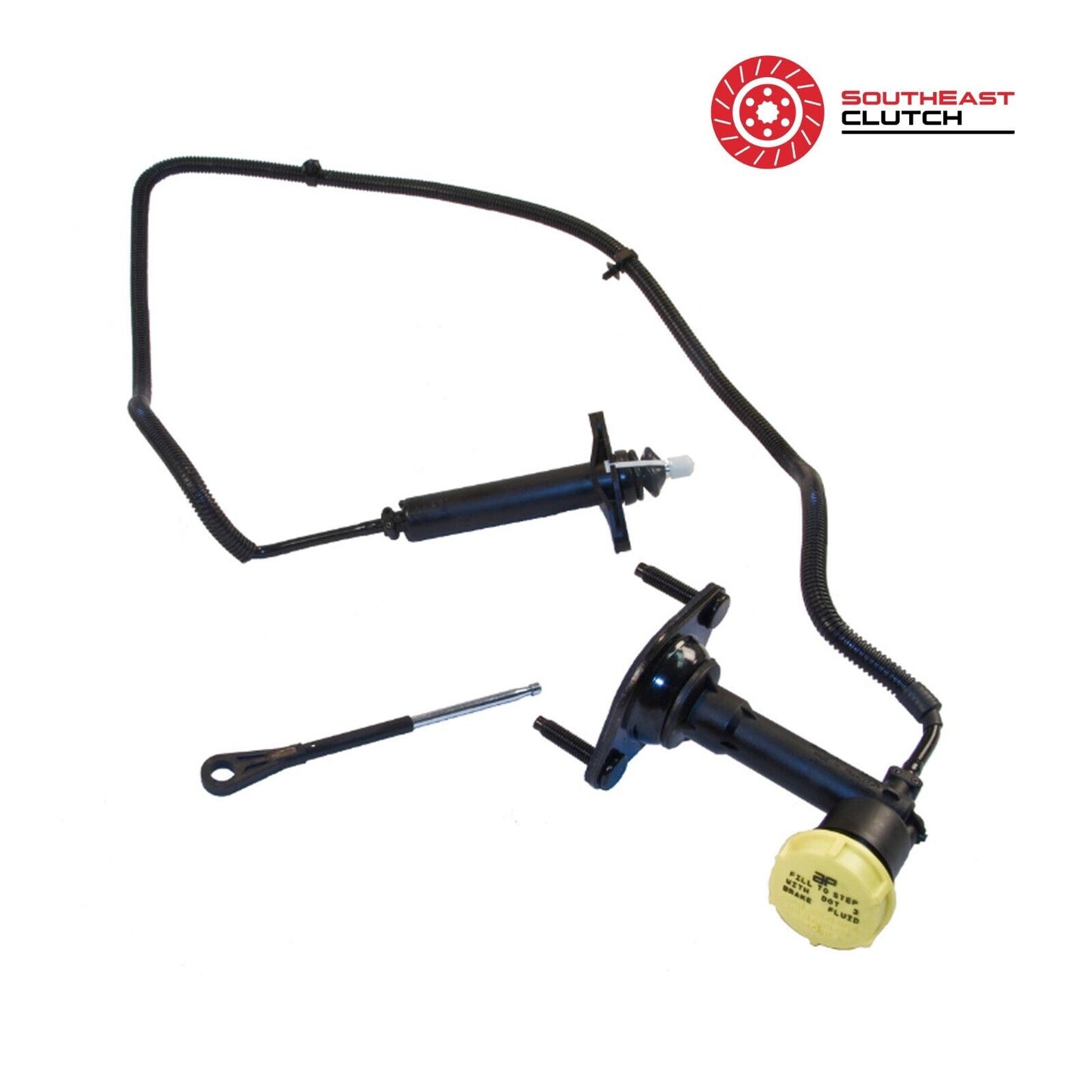 SECLUTCH Prefilled Master And Slave Cylinder With Line for 02-08 Ram 1500-3500