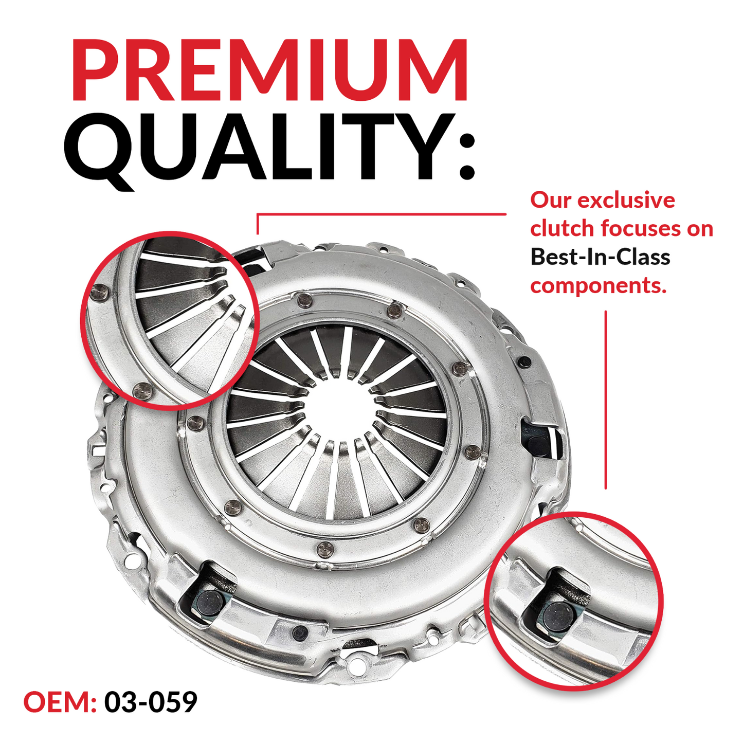 Clutch Kit 07-16 Cooper S JCW Countryman Paceman S ALL4 S Hot Chili S Salt 1.6L