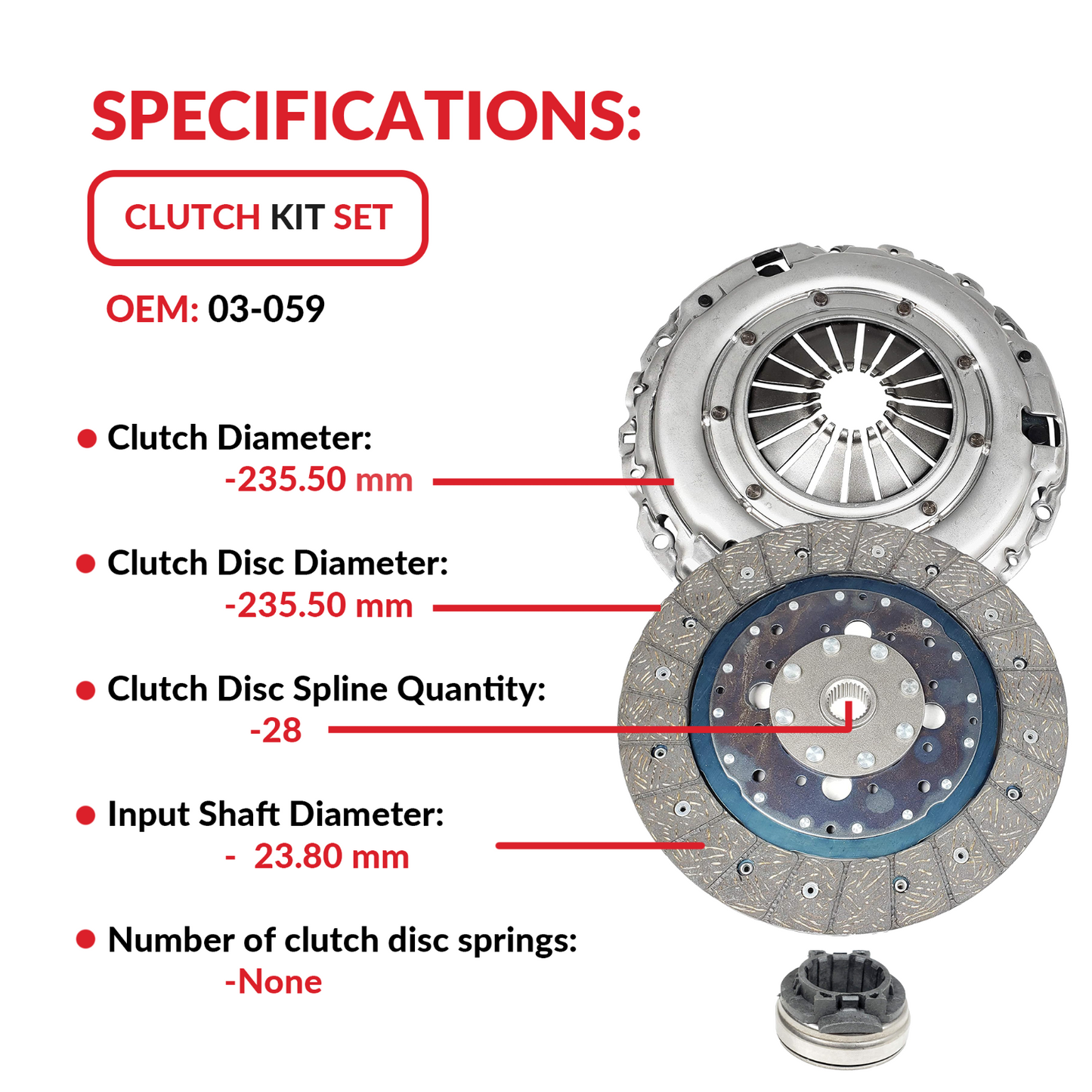 Clutch Kit 07-16 Cooper S JCW Countryman Paceman S ALL4 S Hot Chili S Salt 1.6L