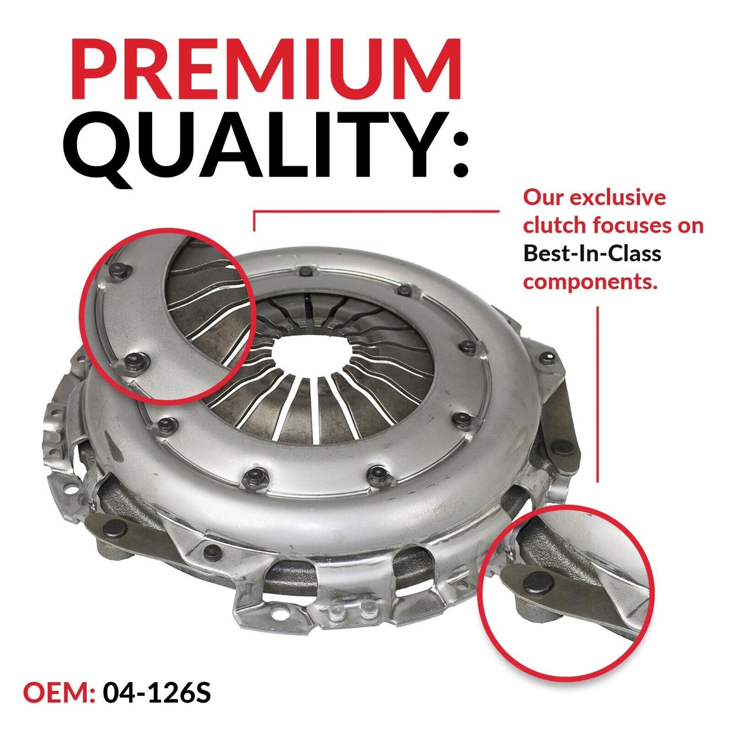 Clutch and Slave Kit Fits Chevy GMC Sierra Yukon Pickup 96-00 5.0L 5.7L 8Cyl