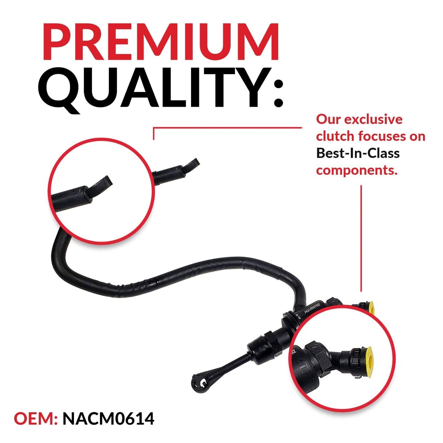 SECLUTCH Clutch Master Cylinder Hidraulic for 07-12 Sentra Altima 2.0L 2.5L 3.5L