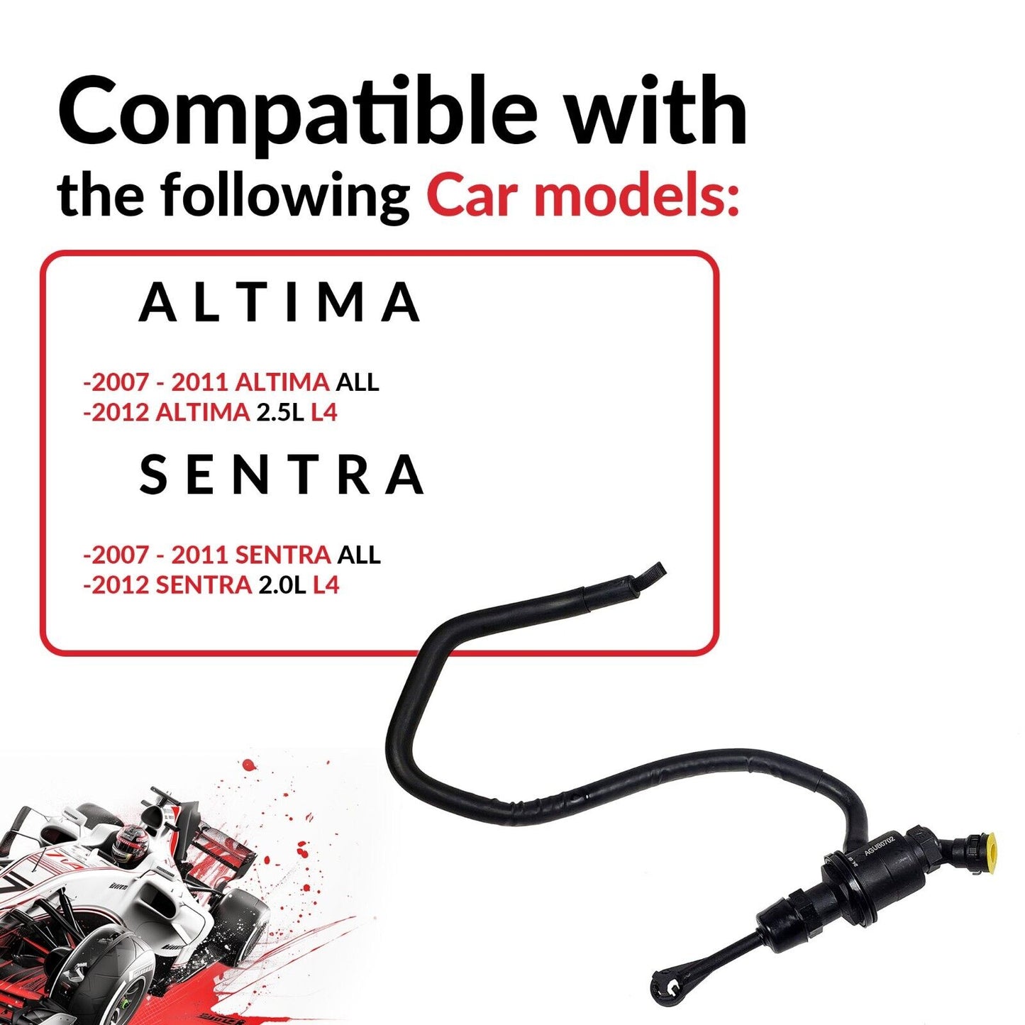 SECLUTCH Clutch Master Cylinder Hidraulic for 07-12 Sentra Altima 2.0L 2.5L 3.5L