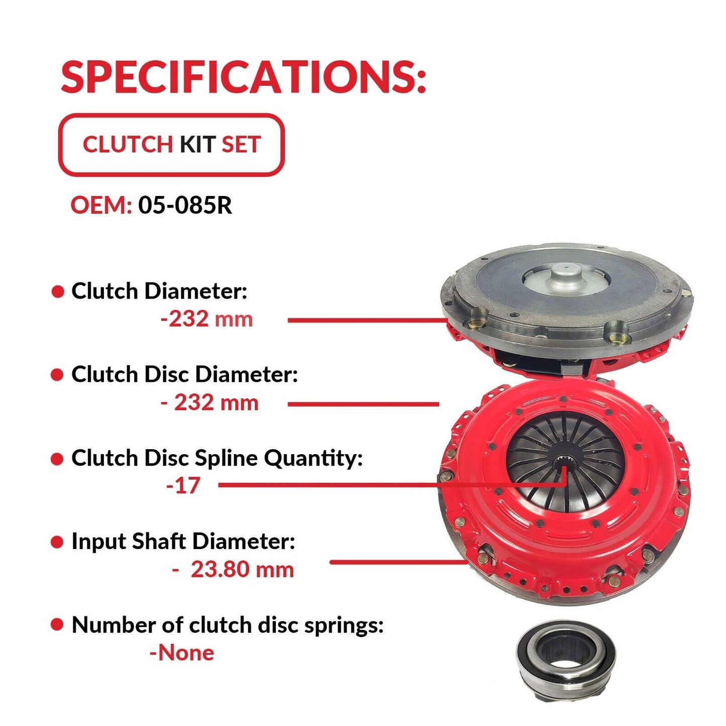 CLUTCH FLYWHEEL KIT SET FOR 05-05 Neon Cirrus Eclipse Stratus 2.0L 2.4L NonTurbo