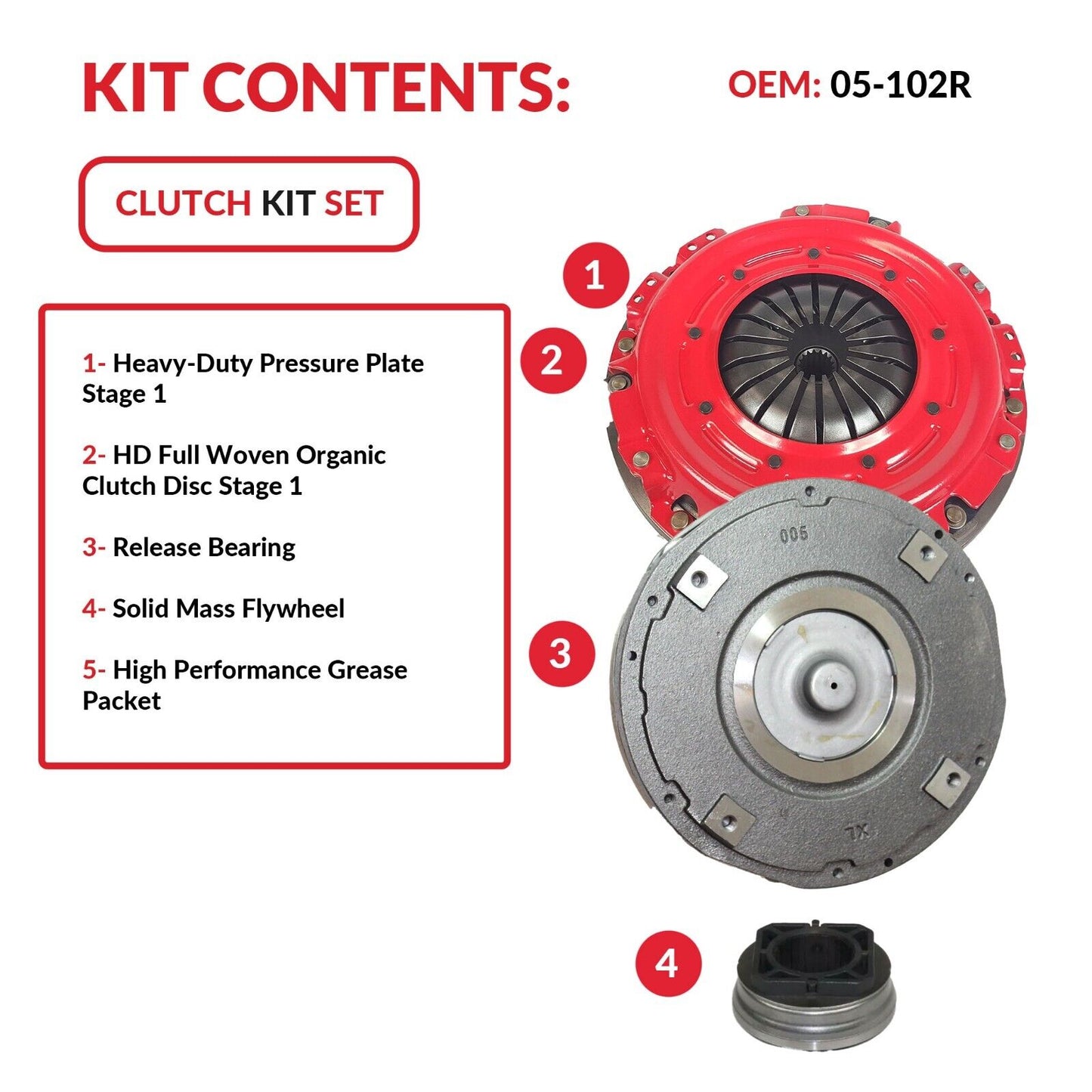 Stage 2 Modular Clutch Kit for 2001-2006 Chrysler PT Cruiser Street 2.4L