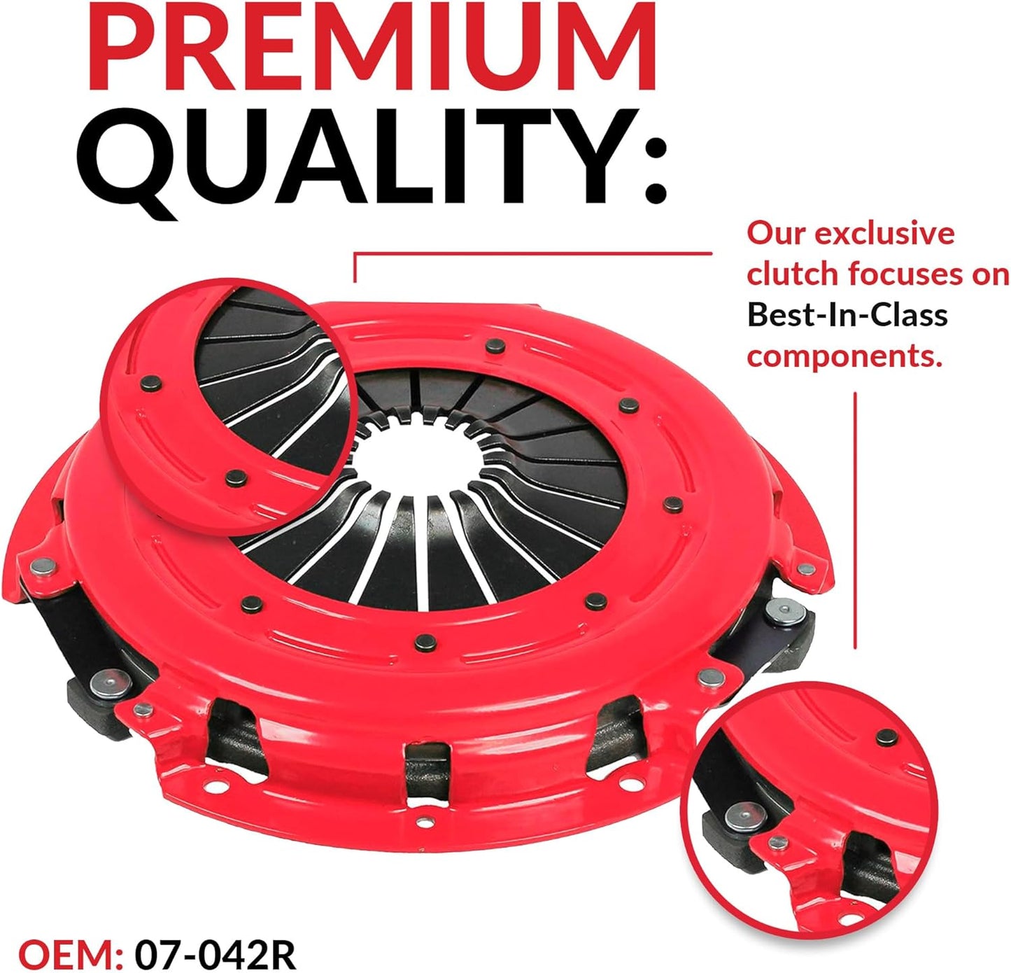 Stage 1 Clutch Kit for Jan/86-Jan/01 Mustang GT LX5.0 Cobra SVT 4.6 5.0L