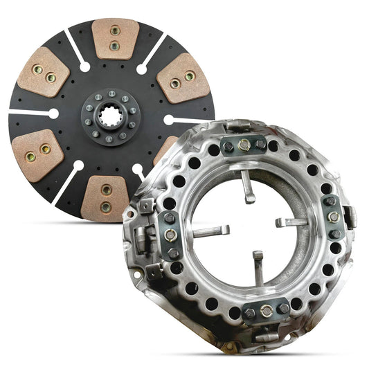Wood Chipper 1900lb Clutch Kit with 13" Rigid Ceramic Disc 1 3/8 Ford Engines