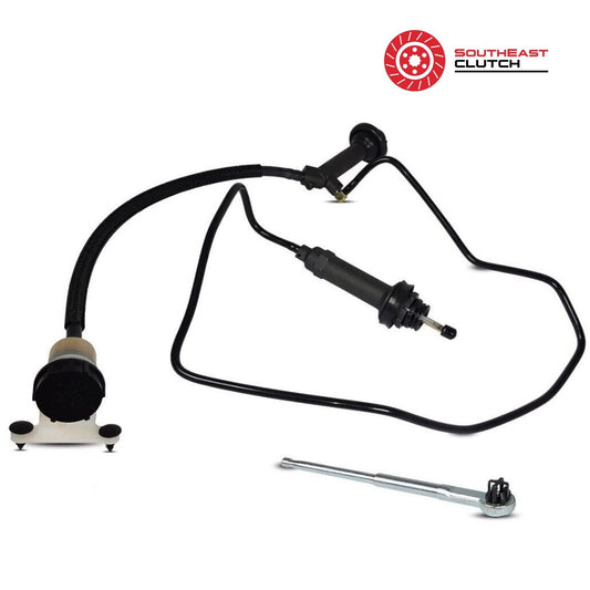 SECLUTCH Prefilled Master And Slave Cylinder With Long Line for 99-04 5.4L 6.8L