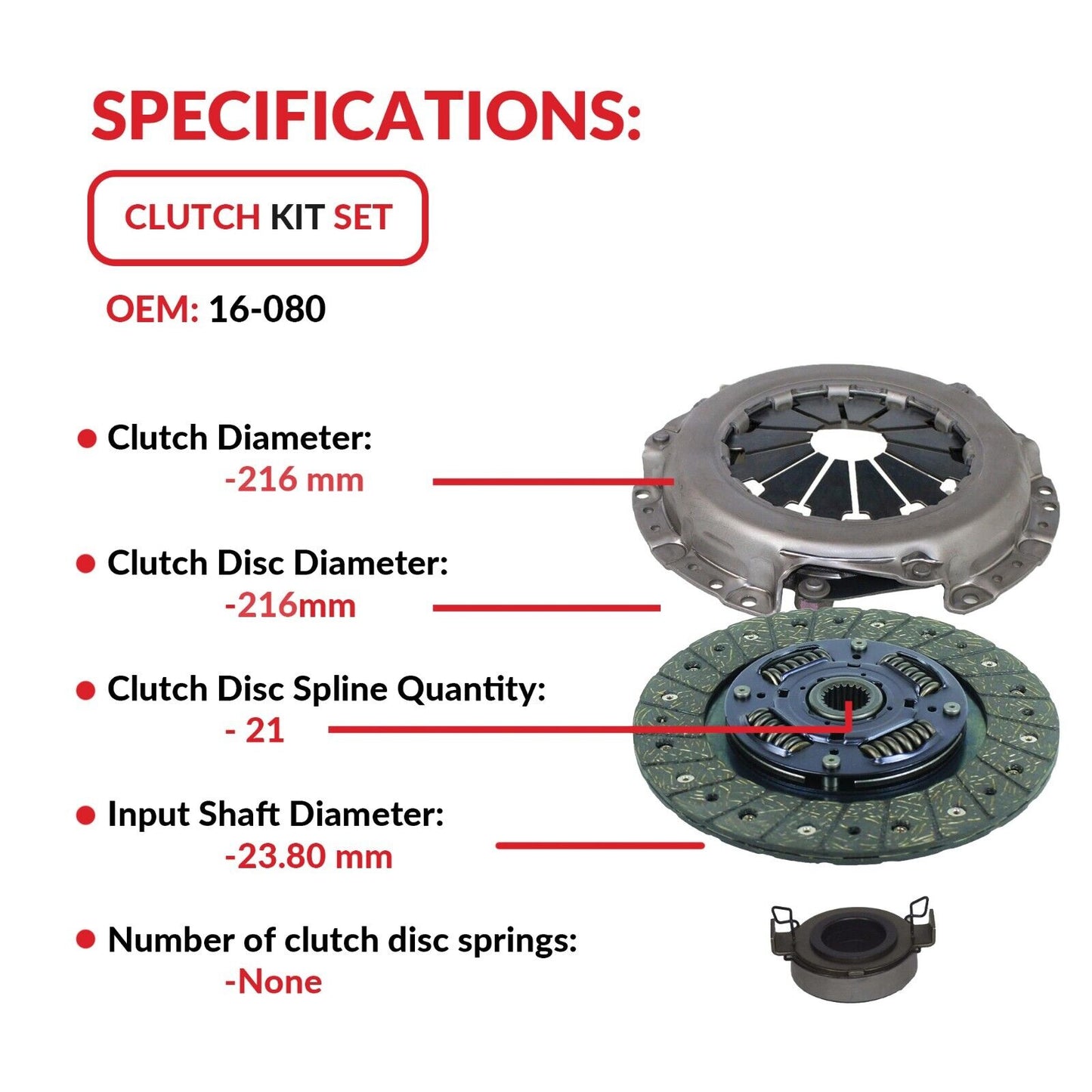 SECLUTCH Clutch Kit for Corolla Matrix MR2 Spyder Celica Vibe Geo Prizm 1.6L 1.8