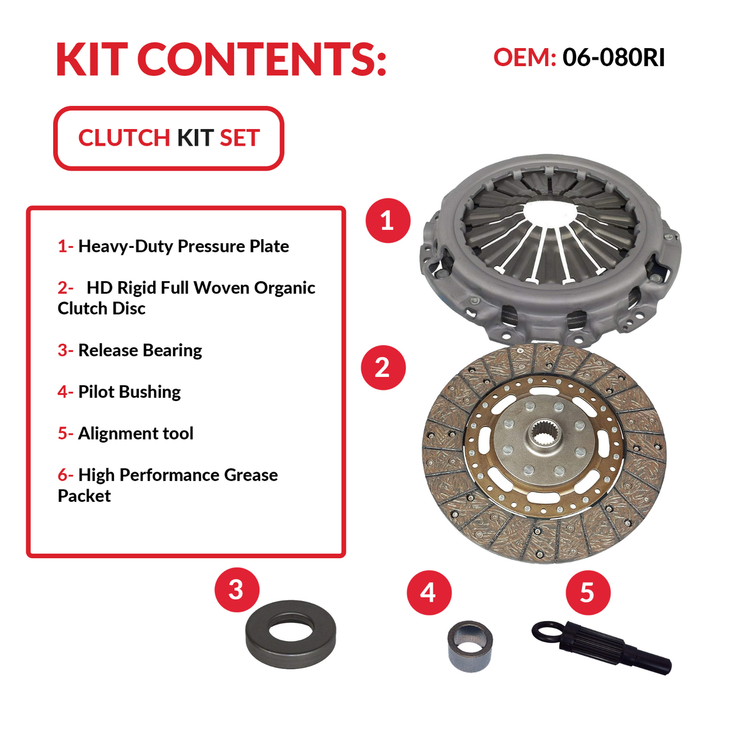 Clutch Kit fits 2005-2019 Nissan Frontier Base Premium S SV SE XE 2.5L Gas DOHC