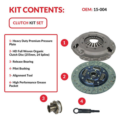 CLUTCH KIT FOR 97-07 SUBARU IMPREZA BAJA FORESTER LEGACY 2.5L OUTBACK 3.0L N/T