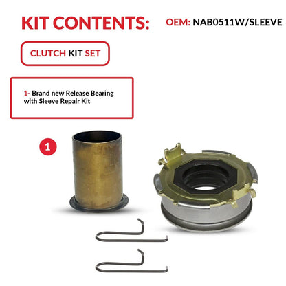 RELEASE BEARING AND REPAIR SLEEVE FOR SUBARU IMPREZA LEGACY OUTBACK FORESTER