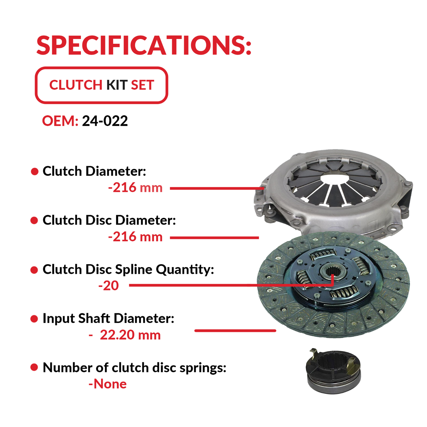 NEW HD CLUTCH KIT fits 2012-2014 HYUNDAI VELOSTER 1.6L 4 Cyl