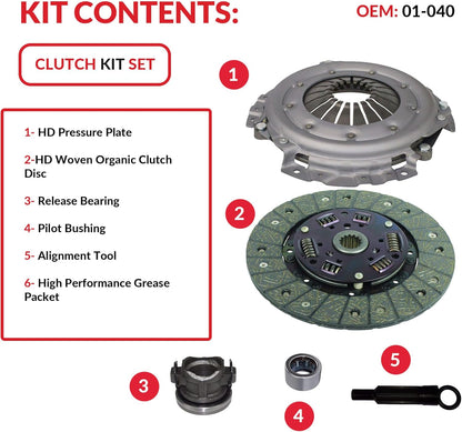 Clutch Kit fits 1994-2002 Jeep Cherokee Wrangler TJ SE Sport Base 2.5L 4 Cyl