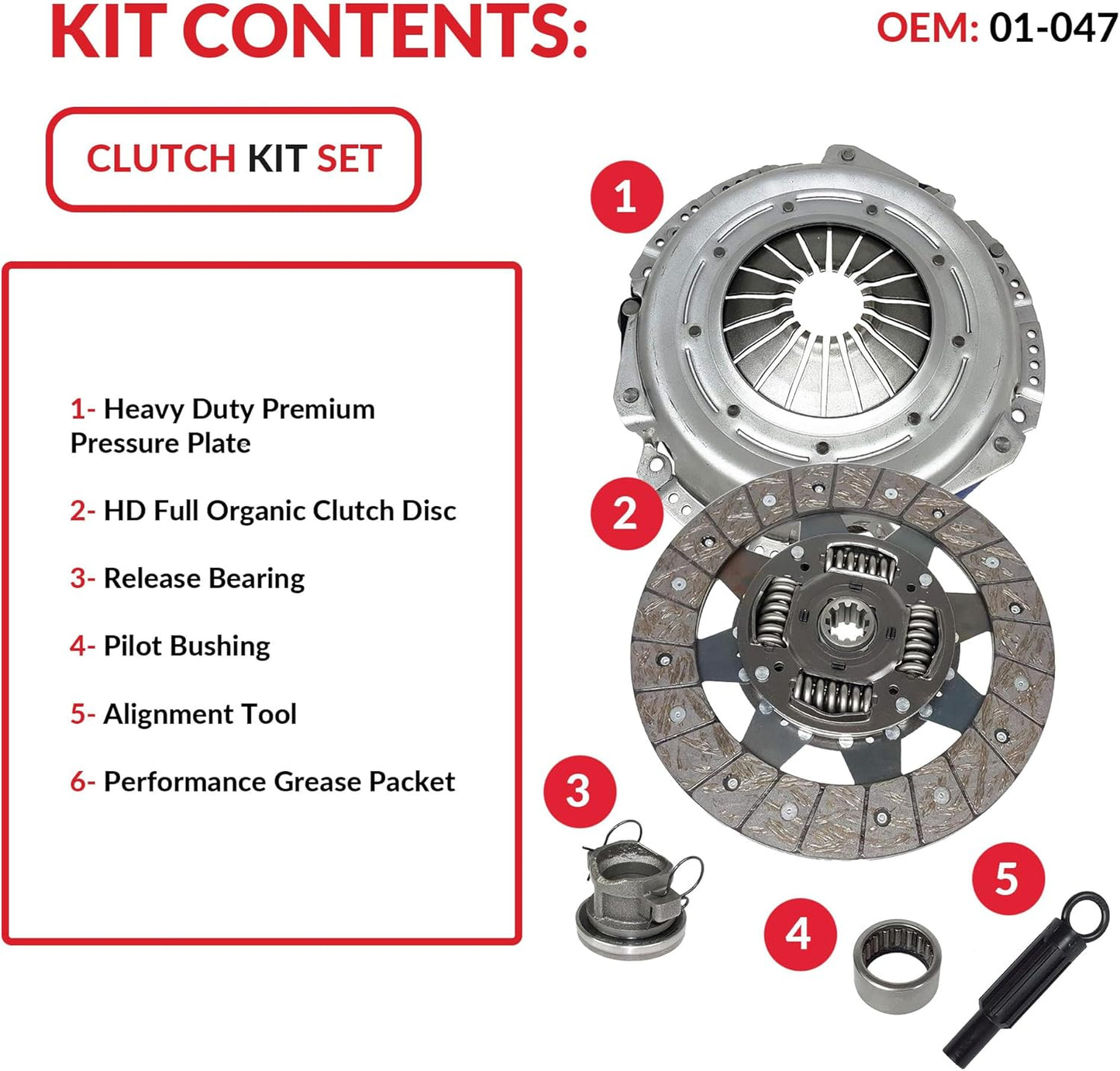 Clutch Kit fits 2012-2017 Jeep Wrangler Rubicon Sahara Sport Unlimited 3.6L 6Cyl