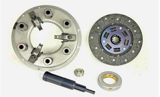 Clutch Kit for Massey Ferguson 135 TO35 TO30 TE20, 9 Inch, 10 Spline, Pressure Plate, Disc, Release Bearing, Pilot Bushing, Alignment Tool