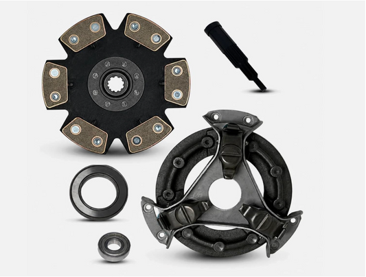 Clutch Kit for Ford New Holland 1310 1320 1520 1710 1925 TC25, Model 30-596CB-3, with Pressure Plate, Disc, Bearing, Pilot, and Alignment Tool