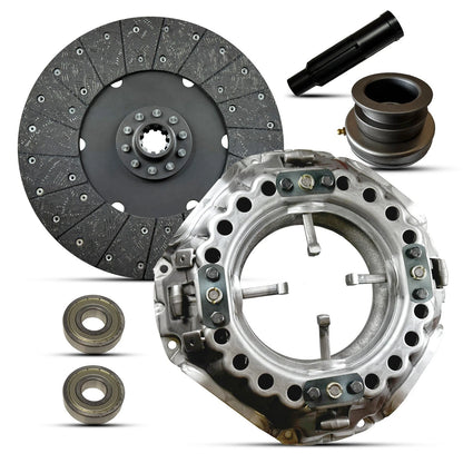 13" Heavy-Duty Wood Chipper Clutch Kit for Ford 300 6-Cyl | 1-3/8" 10 Spline | Rigid Disc